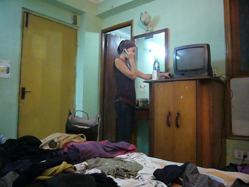 Our room in Prince Palace with views of the cemetery (not shown).